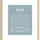 Aerin | Name Art Print