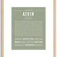 Aerin | Name Art Print