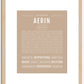 Aerin | Name Art Print