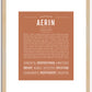 Aerin | Name Art Print