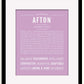 Frame Options | Lilac | Black Frame, Matted