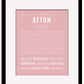 Frame Options | Dusty Rose | Black Frame, Matted