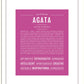 Frame Options | Dark Pink | Black Frame, Matted
