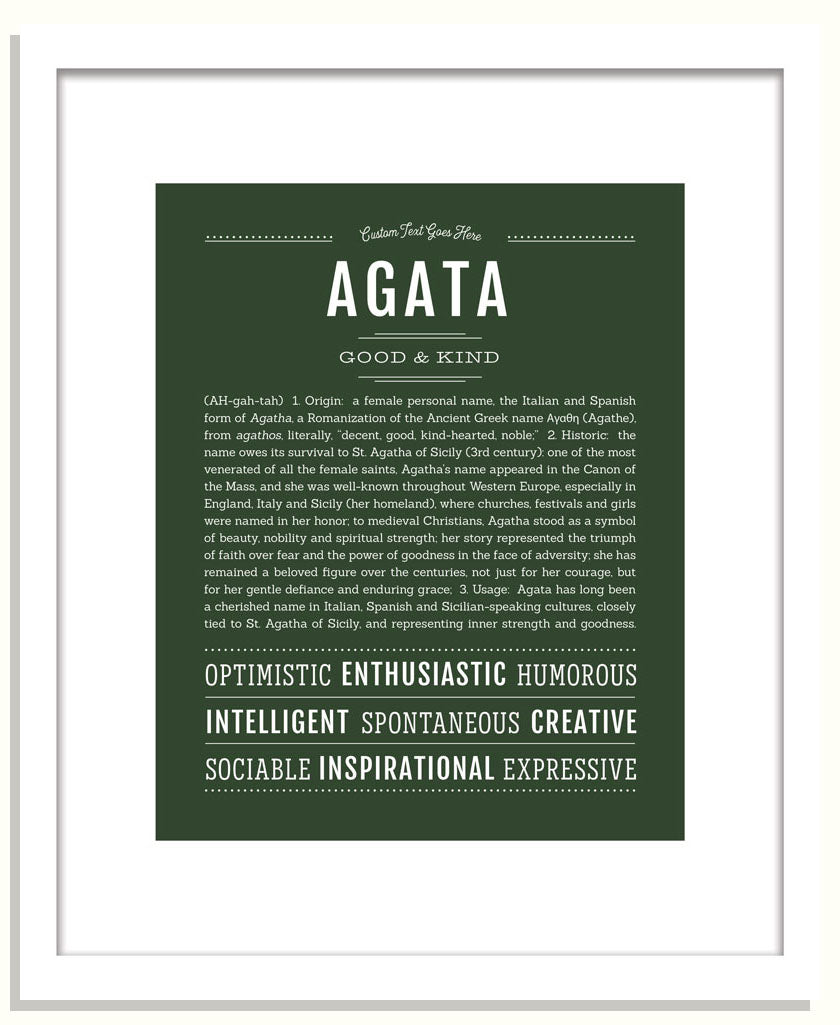 Frame Options | Deep Forest | Black Frame, Matted