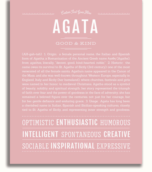 Frame Options | Dusty Rose | White Frame, Matted