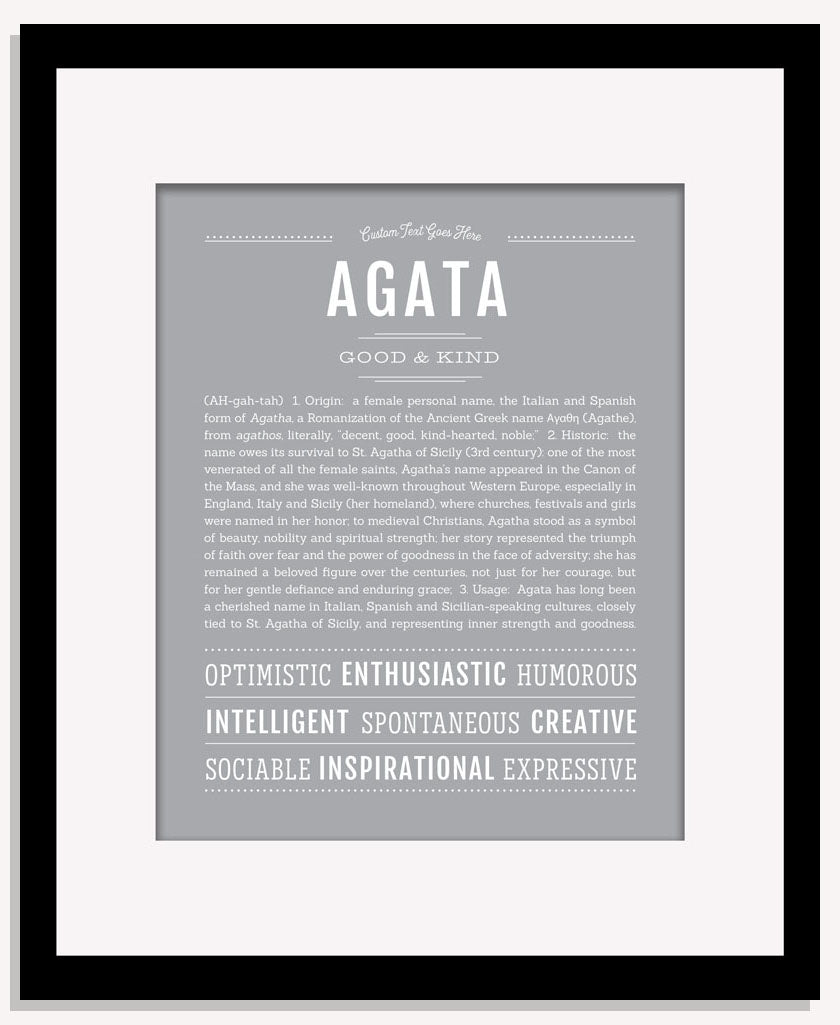 Frame Options | Light Gray | Maple Frame, Matted