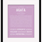 Frame Options | Lilac | Maple Frame, Matted