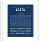 Frame Options | Midnight Blue | Black Frame, Matted