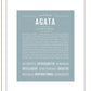 Frame Options | Powder Blue | Black Frame, Matted