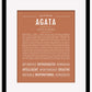 Frame Options | Terra Cotta | Maple Frame, Matted