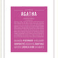 Frame Options | Dark Pink | Black Frame, Matted