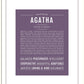 Frame Options | Deep Purple | Black Frame, Matted