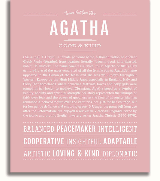 Frame Options | Dusty Rose | White Frame, Matted