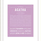 Frame Options | Lilac | Black Frame, Matted