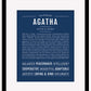 Frame Options | Midnight Blue | Maple Frame, Matted