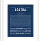 Frame Options | Midnight Blue | Black Frame, Matted