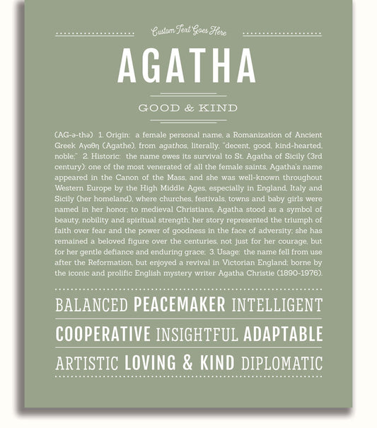 Frame Options | Sage | White Frame, Matted