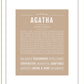 Frame Options | Tan | Black Frame, Matted