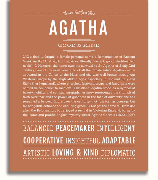 Frame Options | Terra Cotta | White Frame, Matted