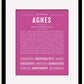 Frame Options | Dark Pink | Black Frame, Matted