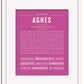 Frame Options | Dark Pink | White Frame, Matted