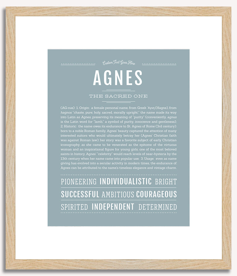 Agnes | Name Art Print