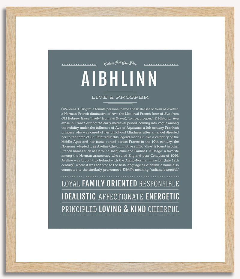 Aibhlinn | Name Art Print