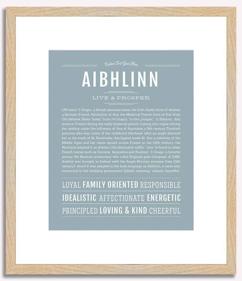 Aibhlinn | Name Art Print