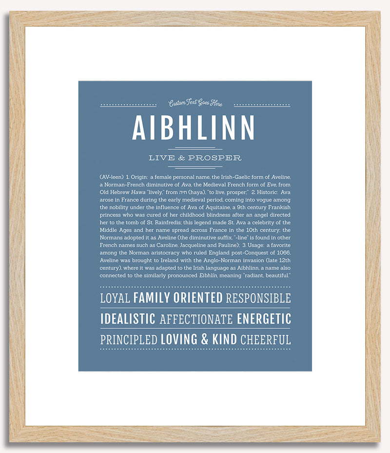 Aibhlinn | Name Art Print