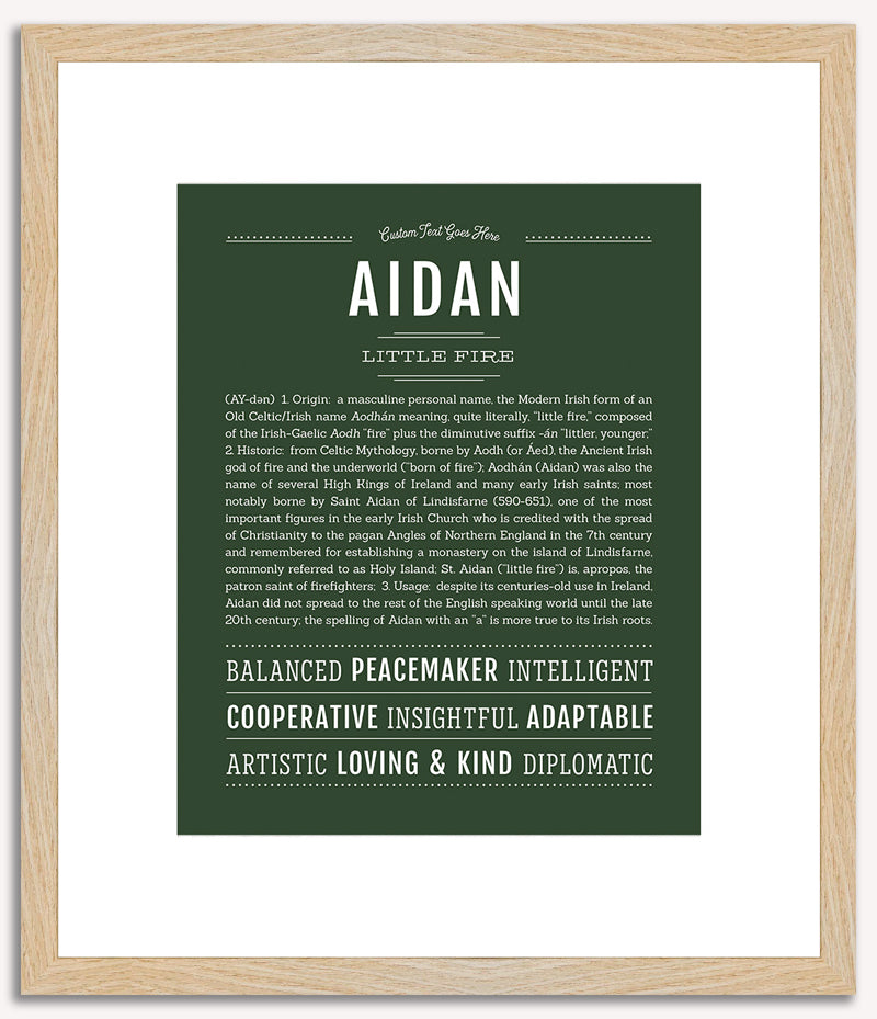 Aidan | Name Art Print