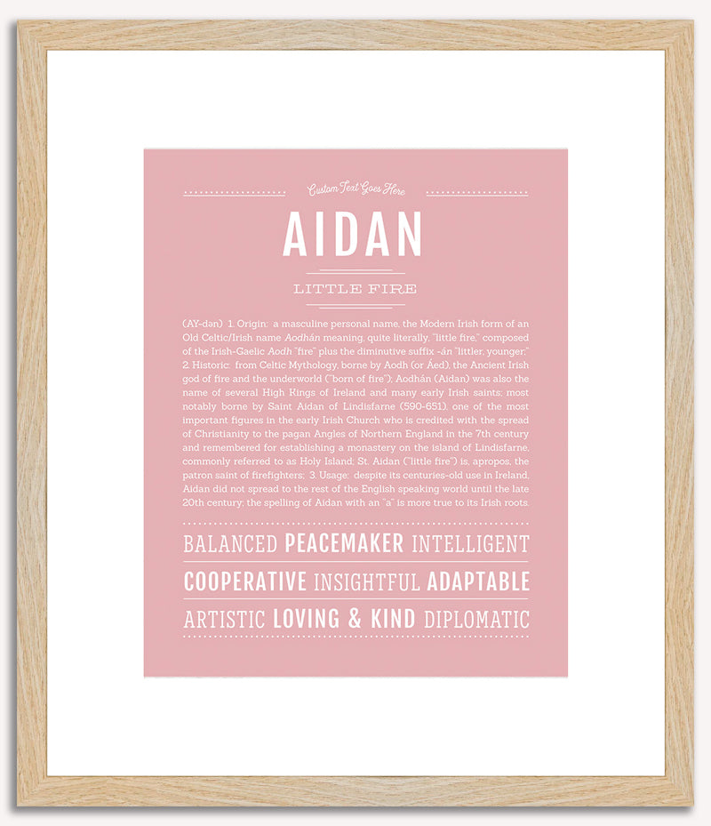 Aidan | Name Art Print