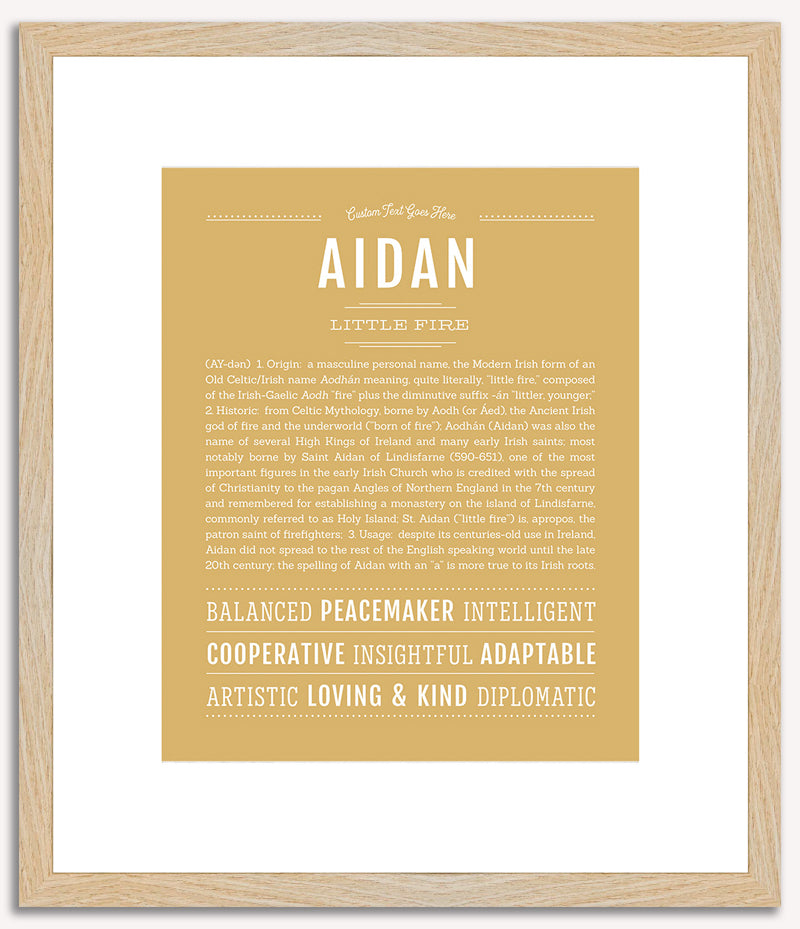 Aidan | Name Art Print