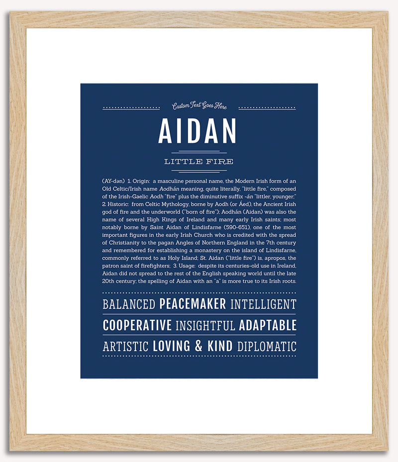 Aidan | Name Art Print