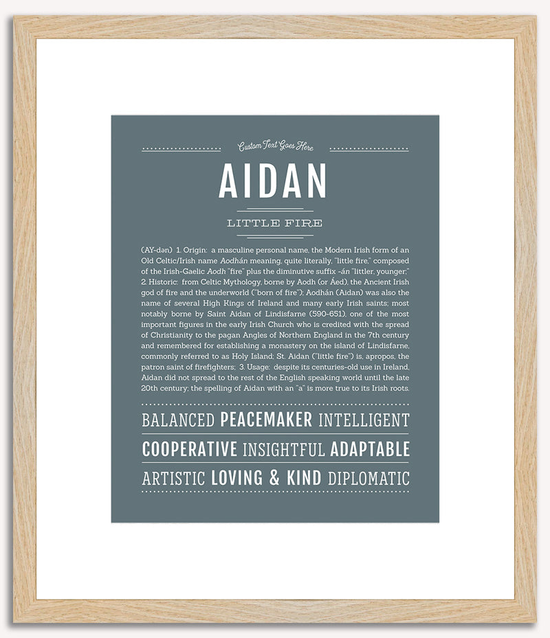 Aidan | Name Art Print