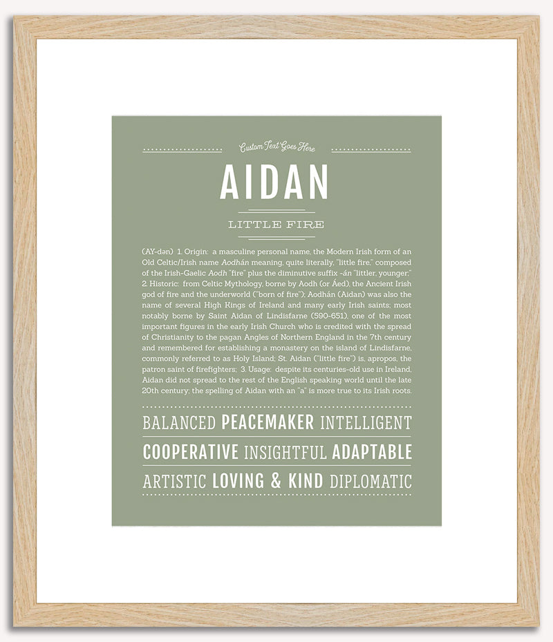 Aidan | Name Art Print