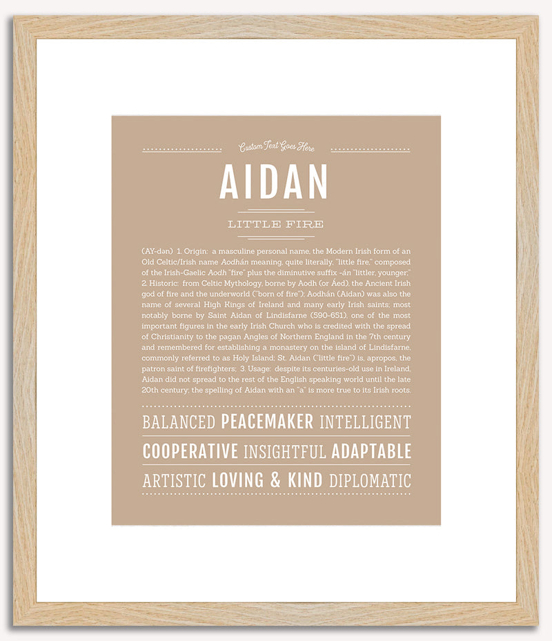 Aidan | Name Art Print