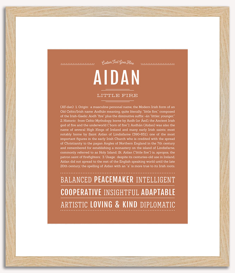 Aidan | Name Art Print