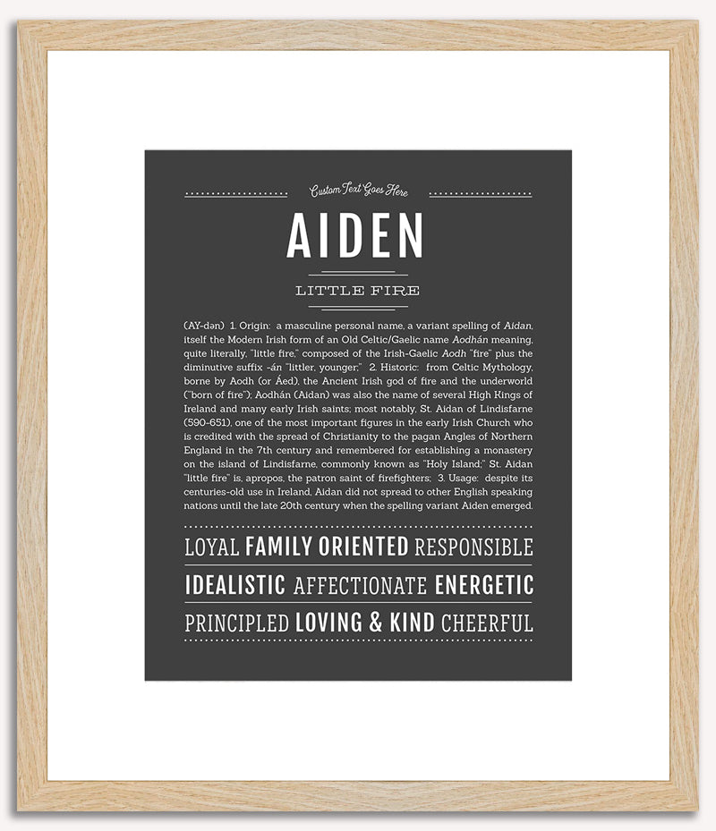 Aiden | Name Art Print