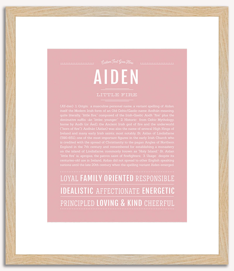 Aiden | Name Art Print