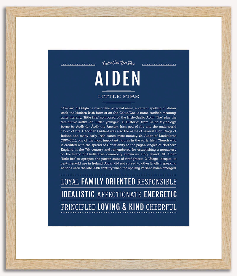 Aiden | Name Art Print