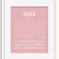 Frame Options | Dusty Rose | White Frame, Matted