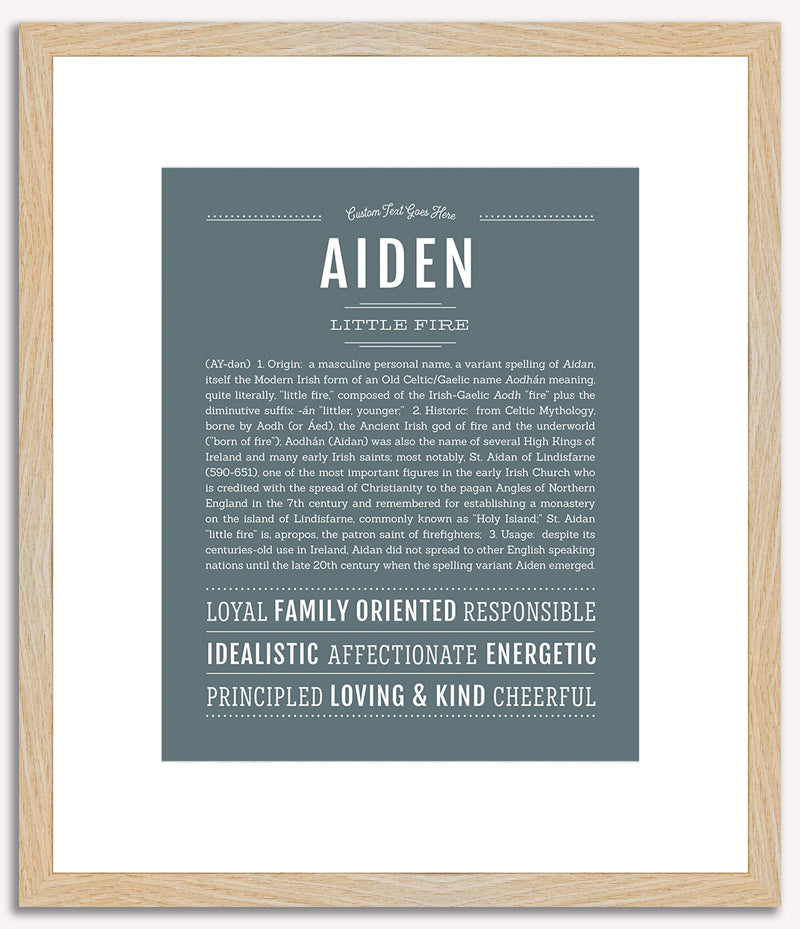 Aiden | Name Art Print