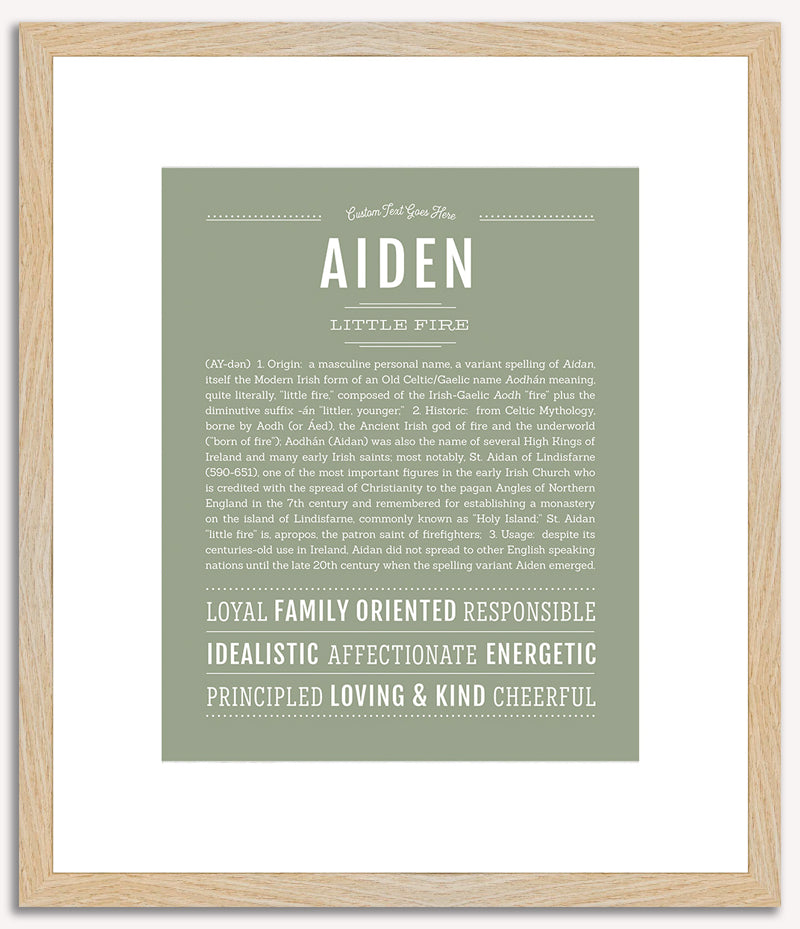 Aiden | Name Art Print