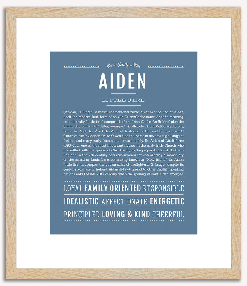 Aiden | Name Art Print