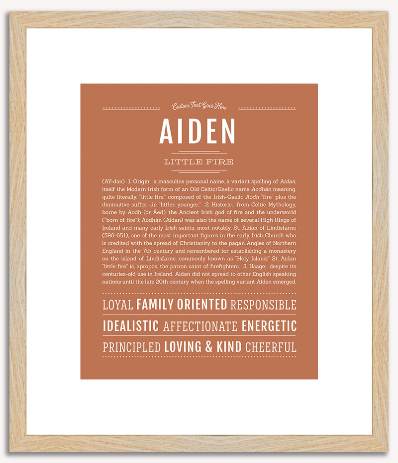 Aiden | Name Art Print