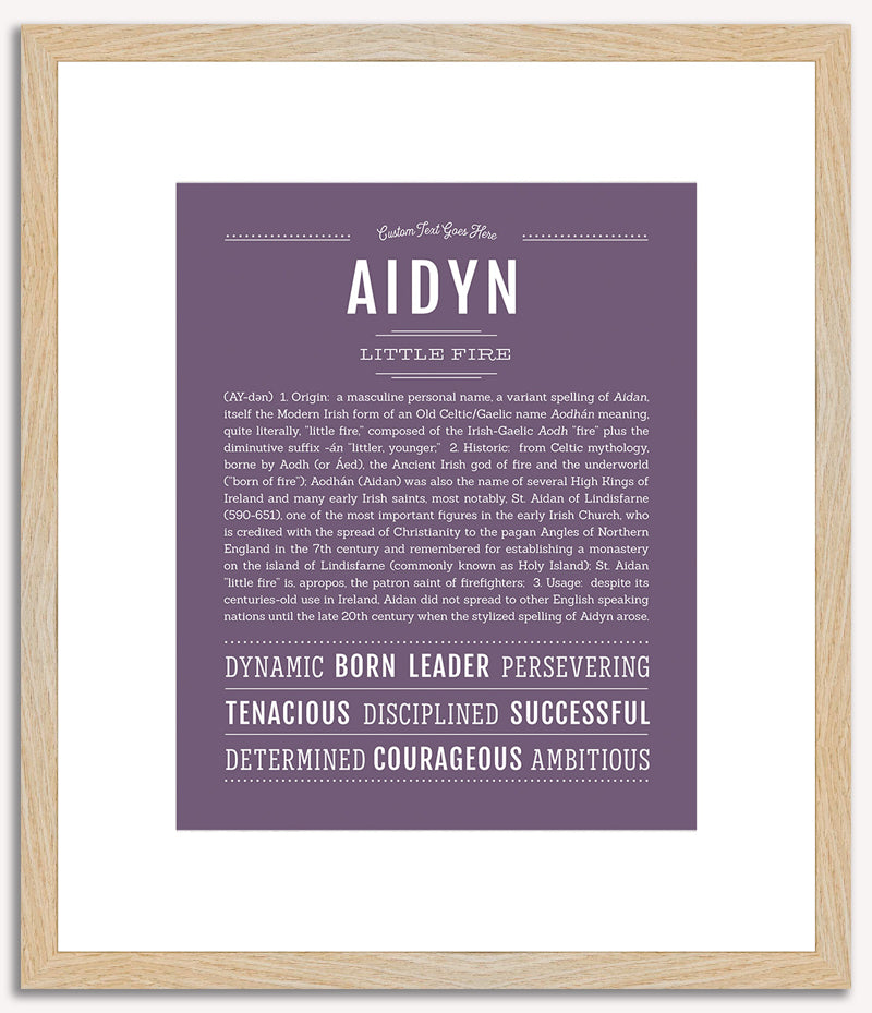 Aidyn | Name Art Print