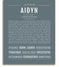 Aidyn | Name Art Print – Name Stories