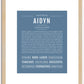 Aidyn | Name Art Print