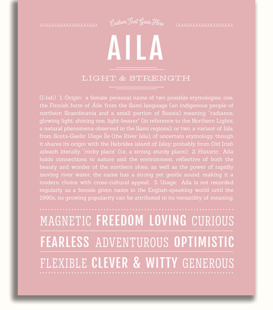 Frame Options | Dusty Rose | No Frame