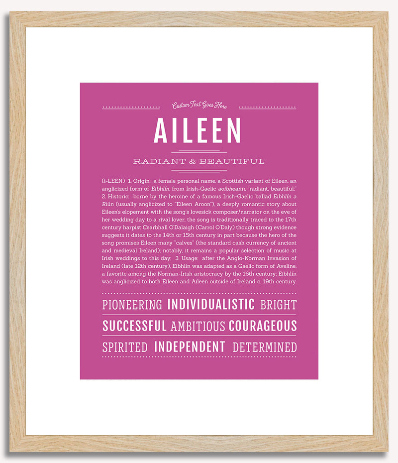 Aileen | Name Art Print